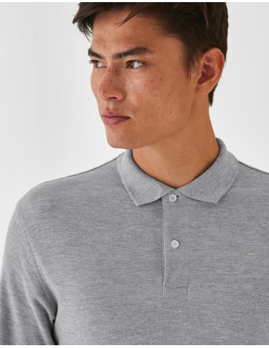 B-PUI12-Mens Long Sleeve Polo ID.001